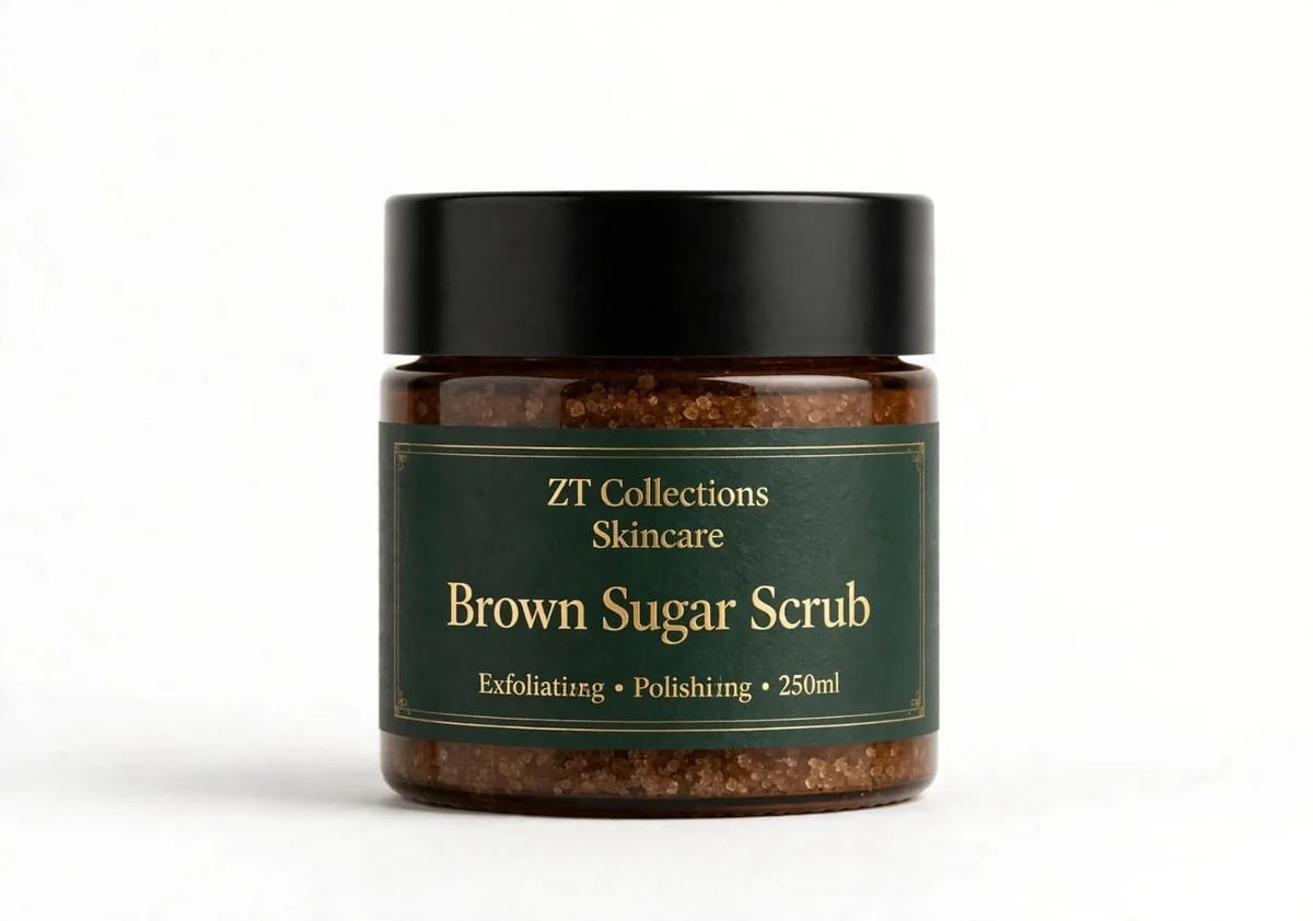 Brown Sugar Body Scrub, 250 ml, ZT Collections Skincare